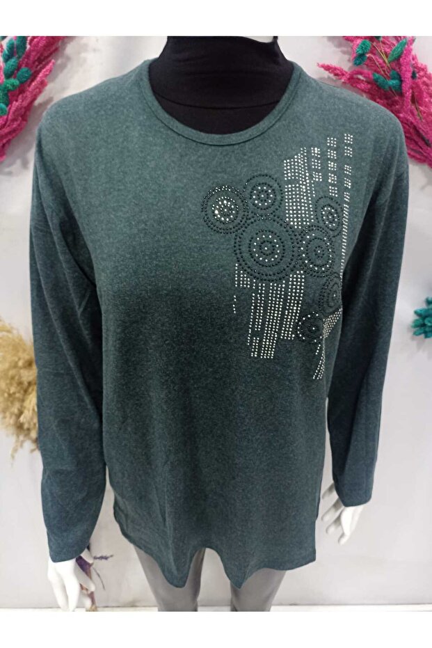 بلوزة من الصوف والفيسكوز الممشط - 4