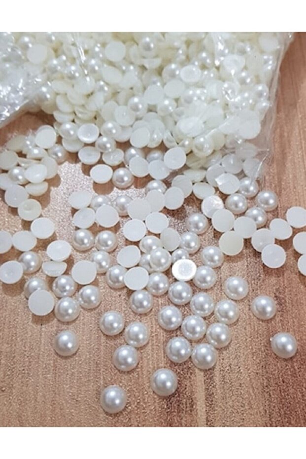 Beads Assortment Half Pearl Ornament 8mm 100 Pieces – Beads, Stylish Design, Women's Accessory – Beads