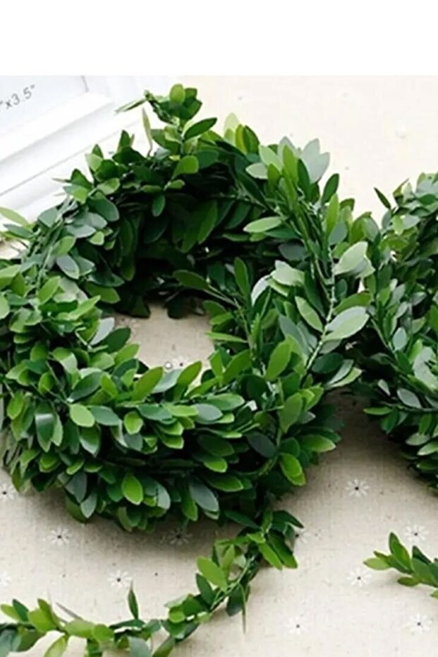 Artificial Flower 112 Meters Wire Leaf Ribbon Artificial Crown Ivy Flower Ornament – Artificial Flower Decor, Table Decor,