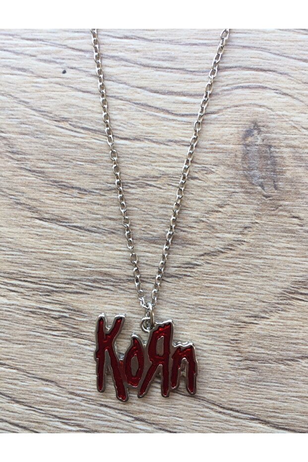 Korn Chain Necklace Red