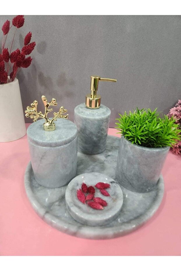 Mermer Banyo Seti