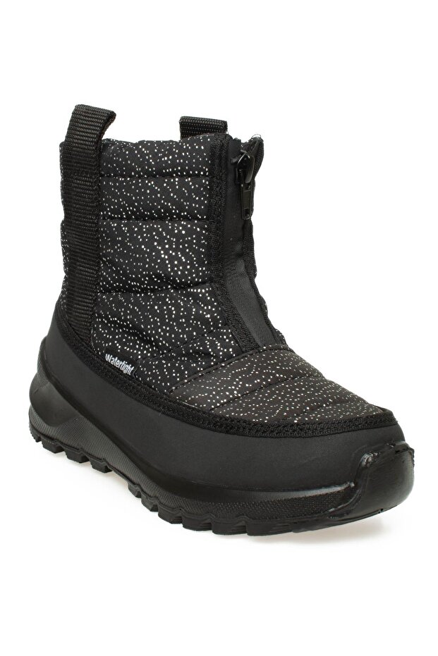 7448-F Luna Watertight Black Kids Boots