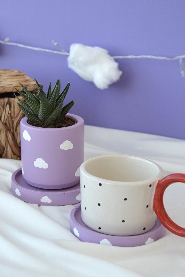 قاعدة أكواب مستديرة غائمة - 1