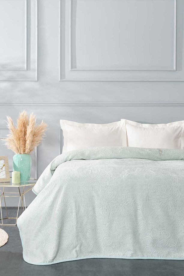 Scala Tiffany Çift Kişilik Embosy Battaniye - 1