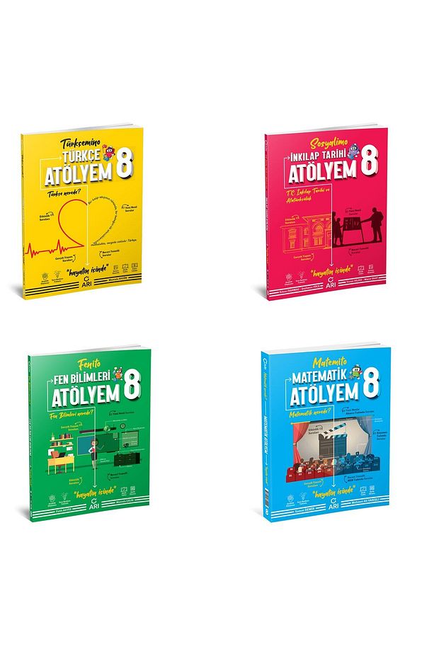 Arı Yayınları 8.sınıf Tüm Dersler Atölyem Seti - 1