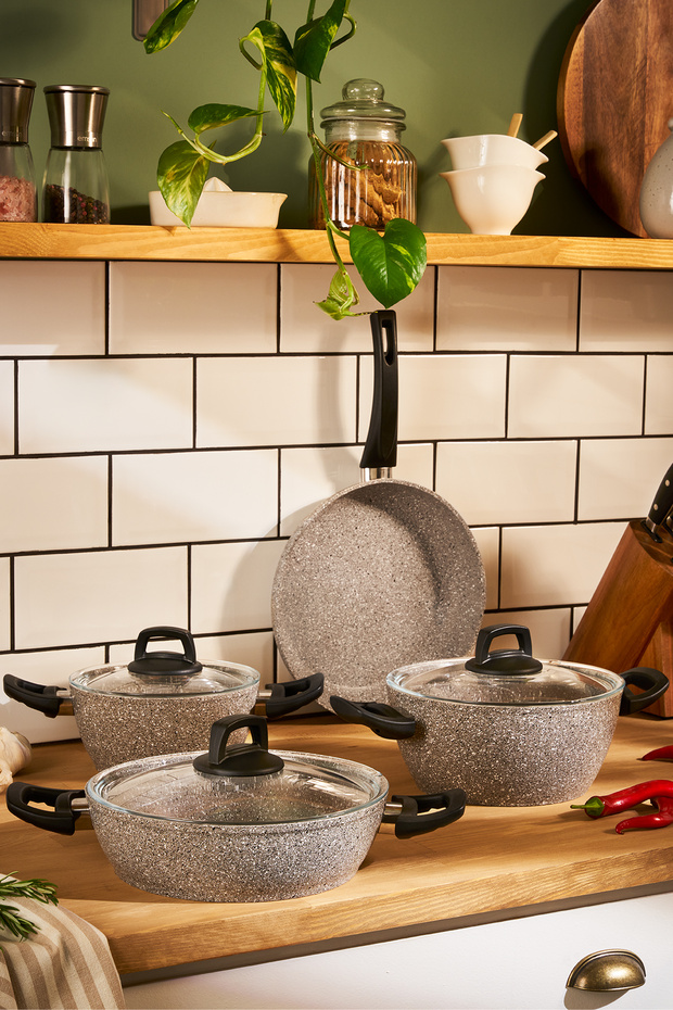 Nuga 7 Parça Tencere Seti - 1