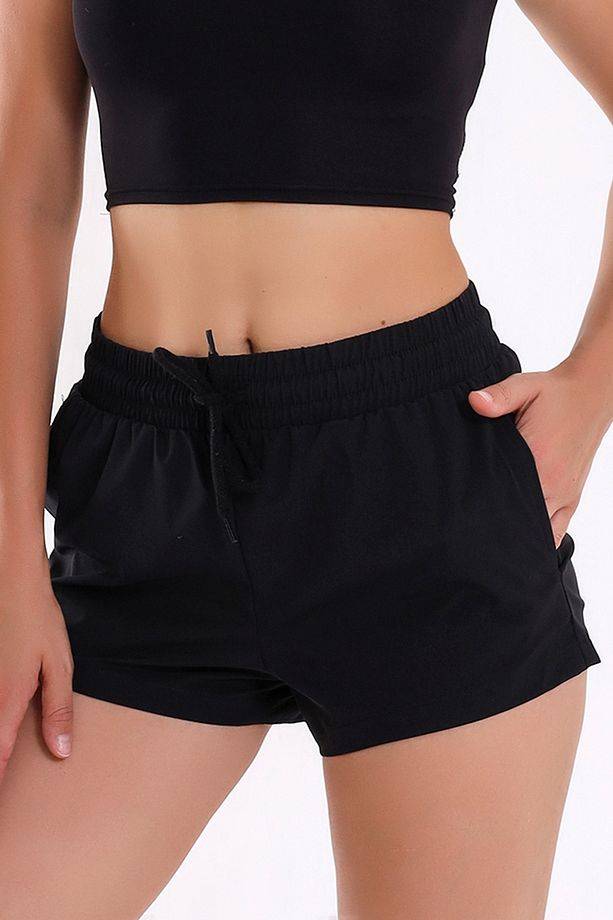 Kadın Basic Koşu / Antreman Şort - 3