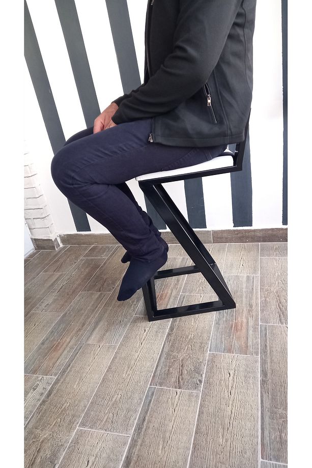 Bar Sandalyesi/ Bar Taburesi 65 Cm ( 85cm 90cm Ve 95cm Yükseklikte Olan Ada Masalar Için Uygundur) - 4