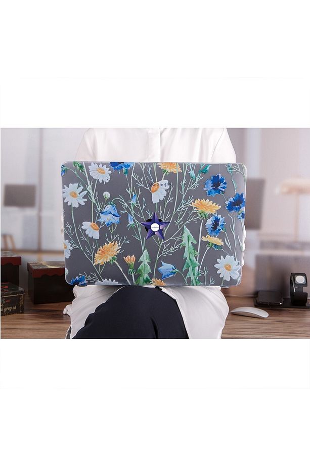 Macbook Pro Kılıf 13 Inç Flower01 (ESKİ HDMI'LI MODEL 2012-2015) A1425 A1502 Ile Uyumlu - 3