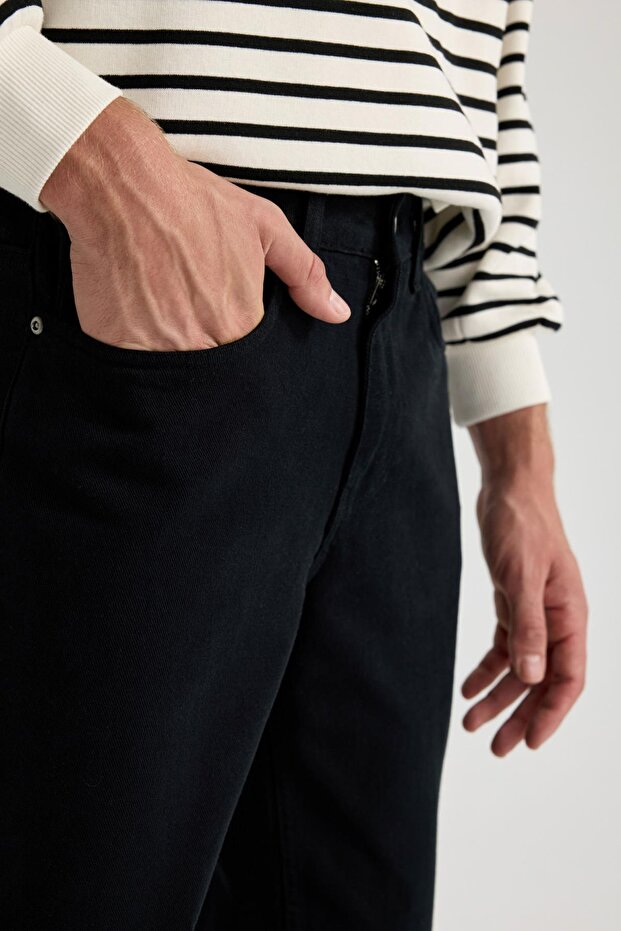 Regular Fit Dar Paça Pamuklu Pantolon B2158ax23au - 4