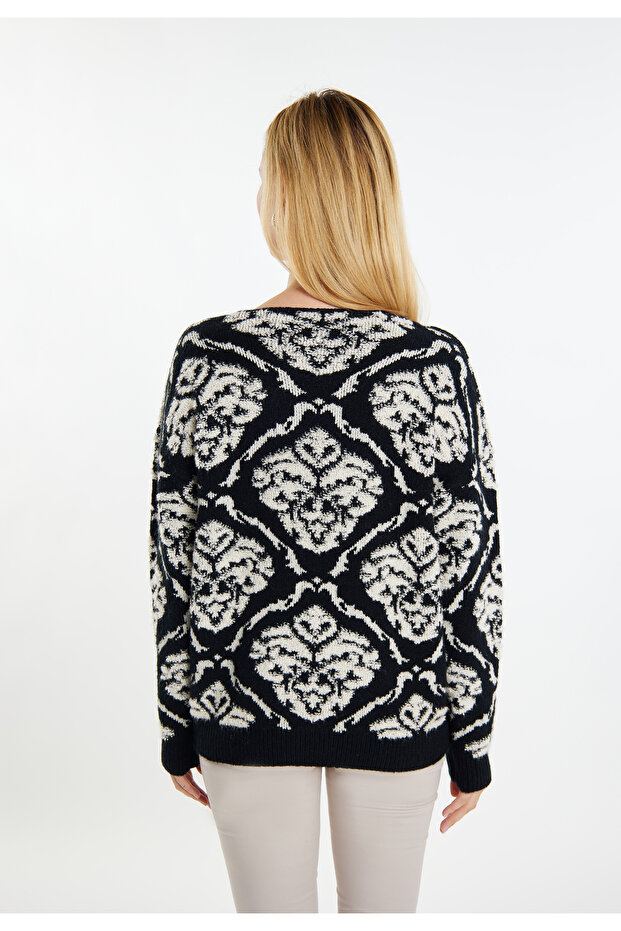 Strick Pullover sivene - 2