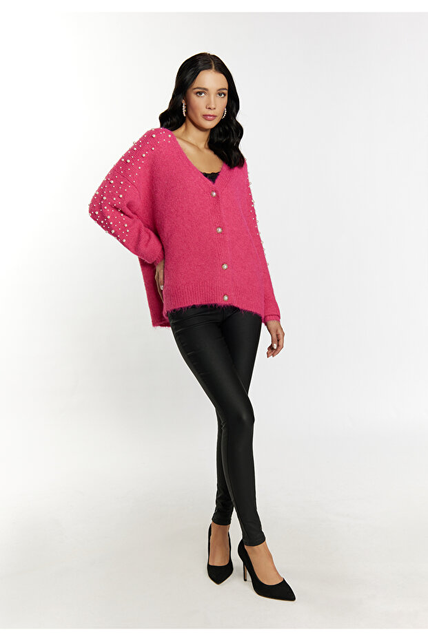 Strickjacke mit Perlen imane - 1