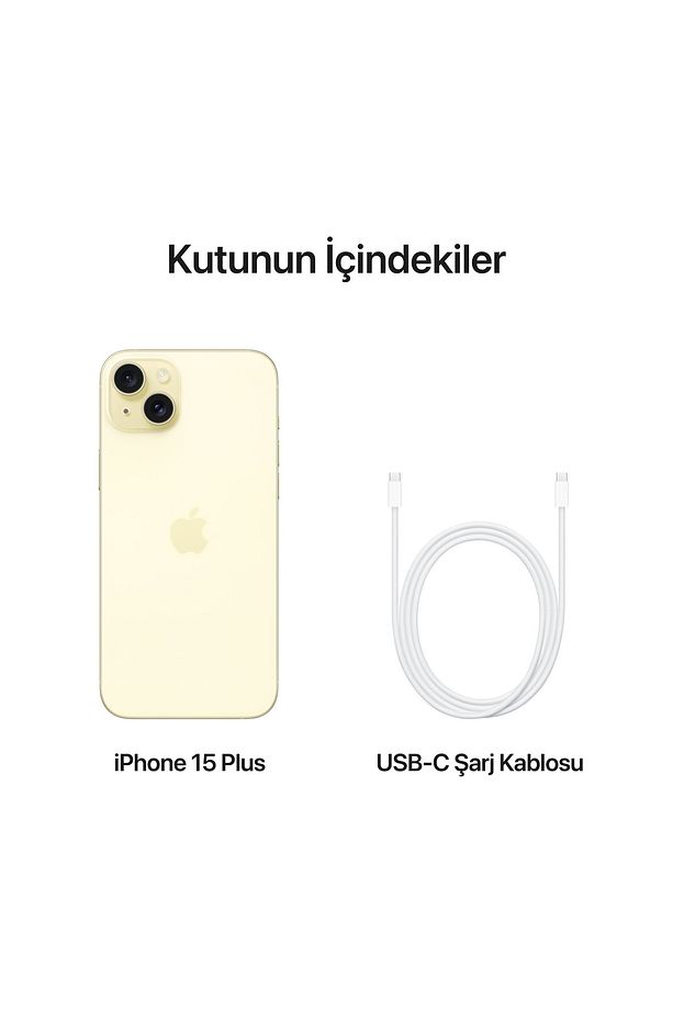 iPhone 15 Plus 256 GB Sarı - 10