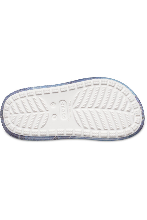 Classic Cutie Denim Clog K - White/Multi - 6