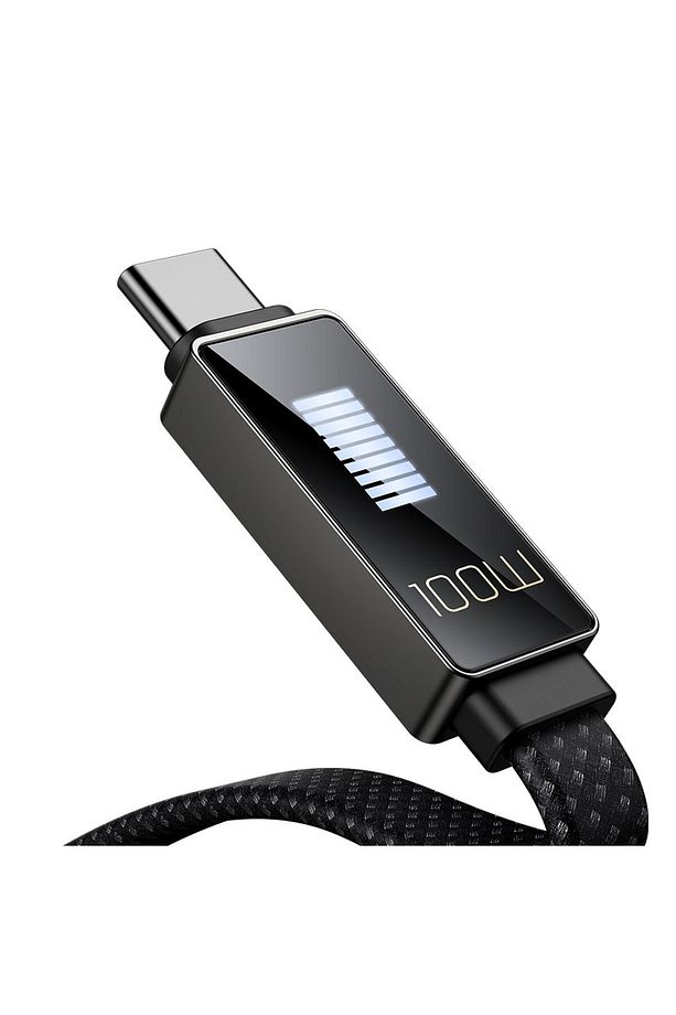 CA-4470 100W Type-C To Type-C Hızlı Şarj ve Data Aktarım Kablosu 1.2m - Siyah - 2