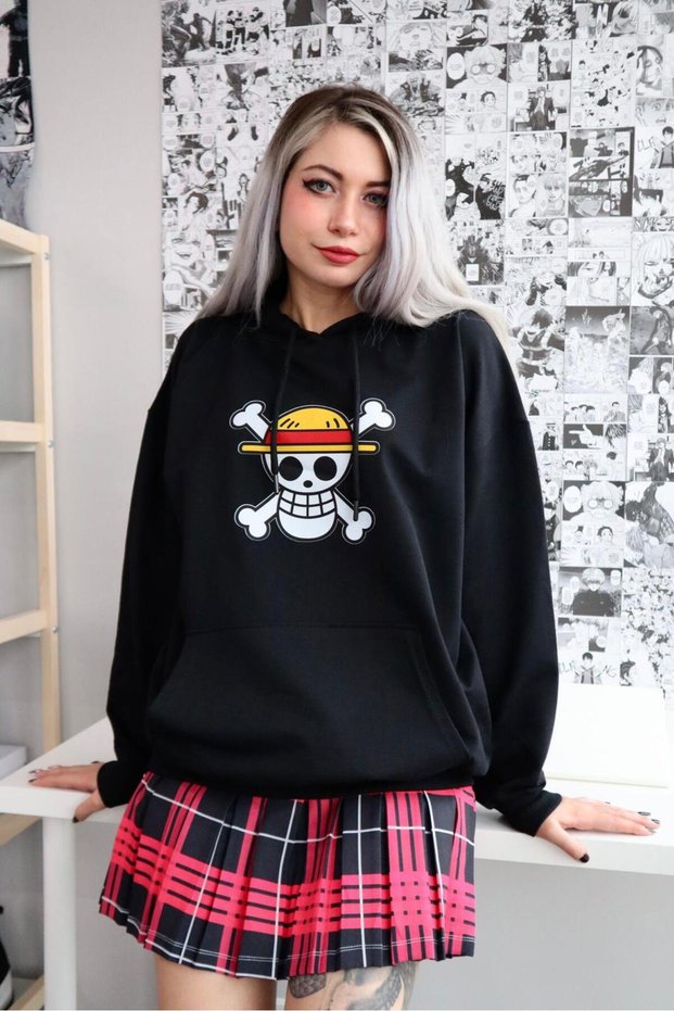 One Piece Sweat Sweathsirt 3 Thread Raster Streetwear Hoodie Gofeel