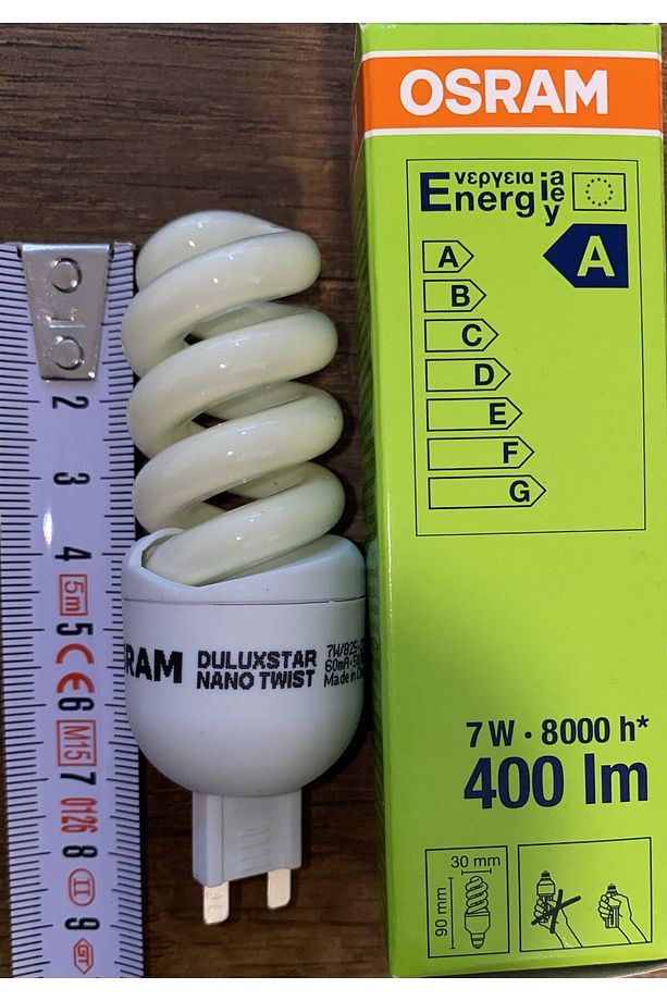 10 Adet G9 Duylu 7w 2500k Sarı Işık Tasarruflu Ampul Ledvance Dstar Nanotw - 2