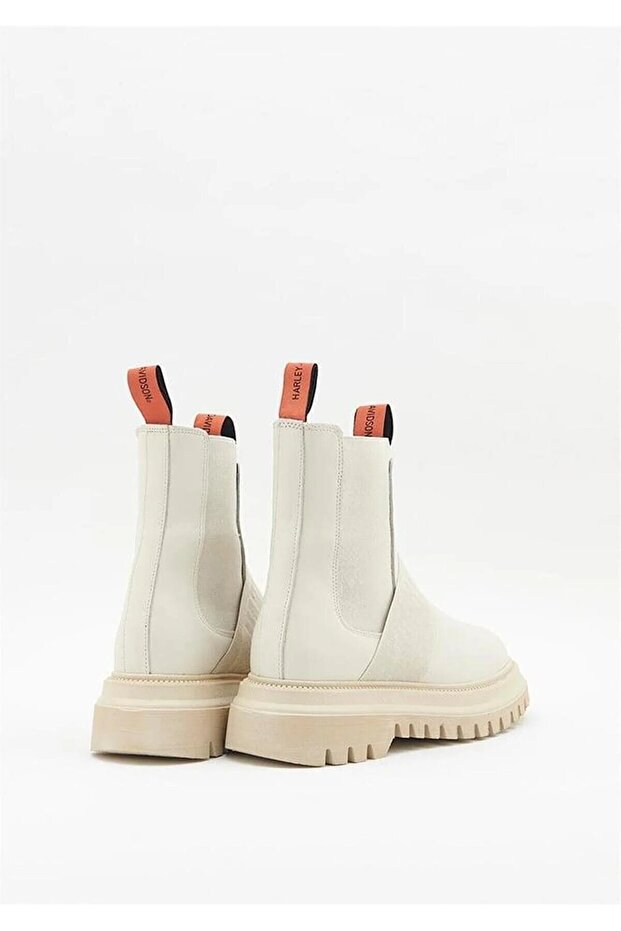 NEFUD Bej Kadın Bot&Çizme - 4