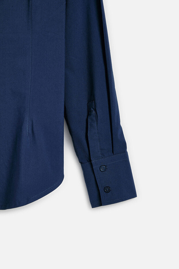 Gizli Patlı Basıc Gömlek - 4