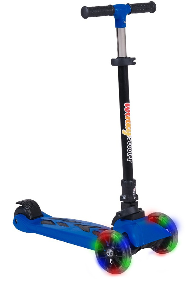 Winky Led Lighted 3-Wheel Foldable Stroller for Ages 3+, Max 90 kg Carrying Capacity, 3 Stages