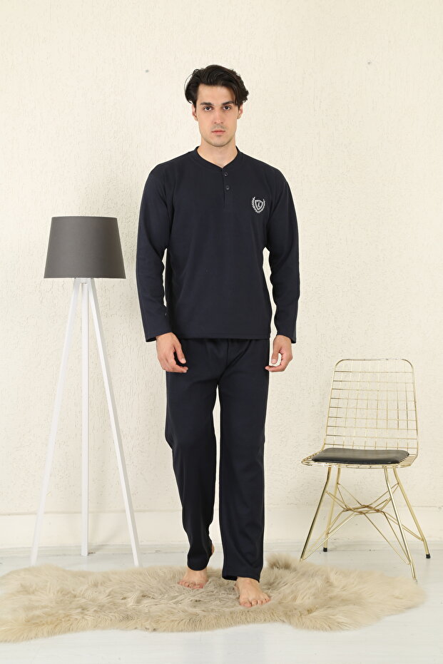 %100 PAMUKLU ERKEK PİJAMA TAKIMI 1065 - 1