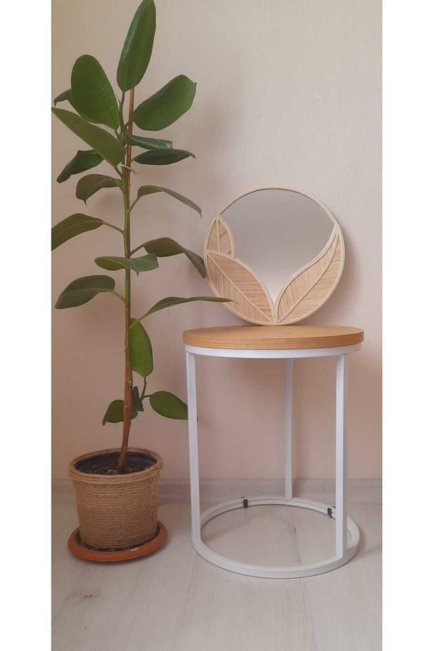 Bambu Rattan Ayna,özel Tasarım Ayna,bohem Hasır Rattan Ayna - 2