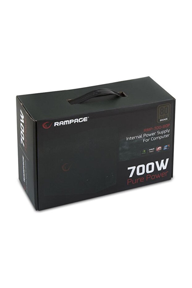 RMP-700-80P 700W 80 PLUS 12cm Fan Aktif PFC Power Supply - 5