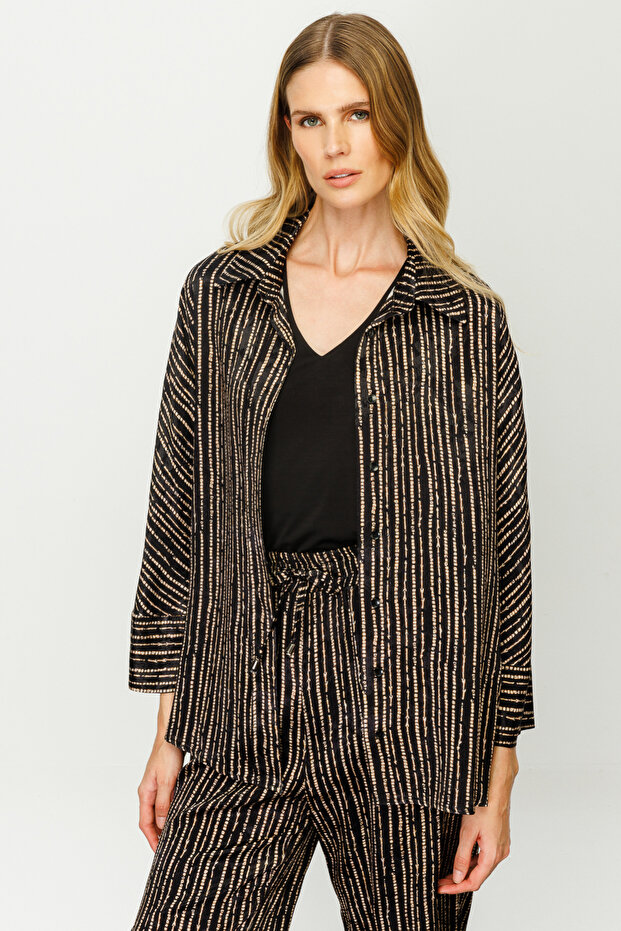 ON Desenli Gömlek - 5