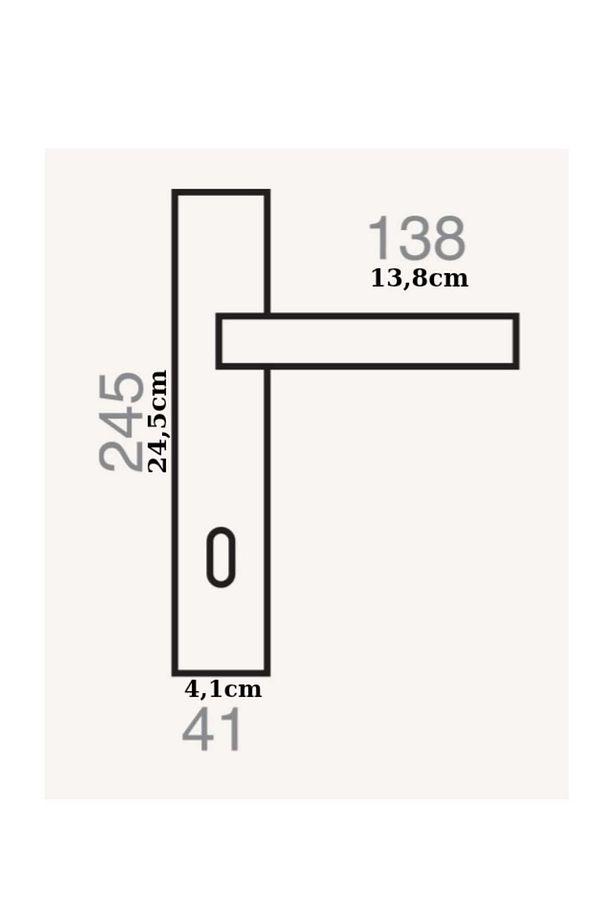 SOFUOĞLU PRİZMA MODEL LÜX ANKA AYNALI (MAT ANTRASİT) BANYO-WC (SAĞ) KAPI KOLU ALÜMİNYUM / ÇELİK - 3