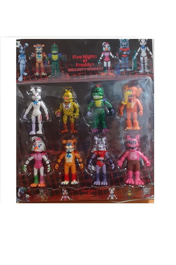 Five Nights At Freddy's Karakter Freddy 8 Li Figür Seti 15 Cm - 1