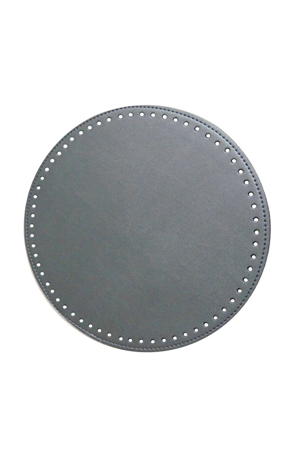 قاعدة حقيبة مستديرة رمادية - 2