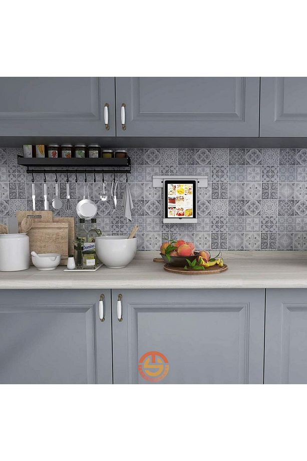 1adet 3d Kendinden Yapışkanlı 30cm×30cm Kaplama Seramik Görünüm Pvc Duvar Sticker Mutfak - 2