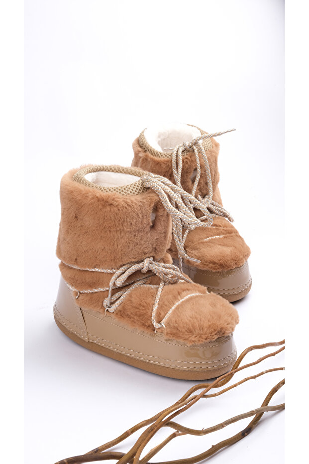 Pc-52741-3831 Krem - Kadın Bot - 1