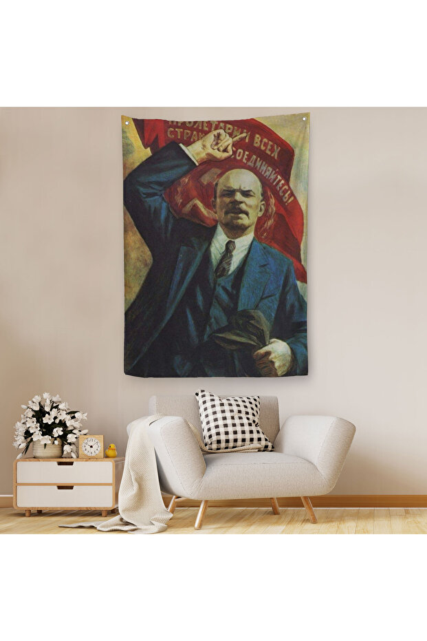 Vladimir Ilyic Lenin Decorative Wall Cloth - Rug-6235