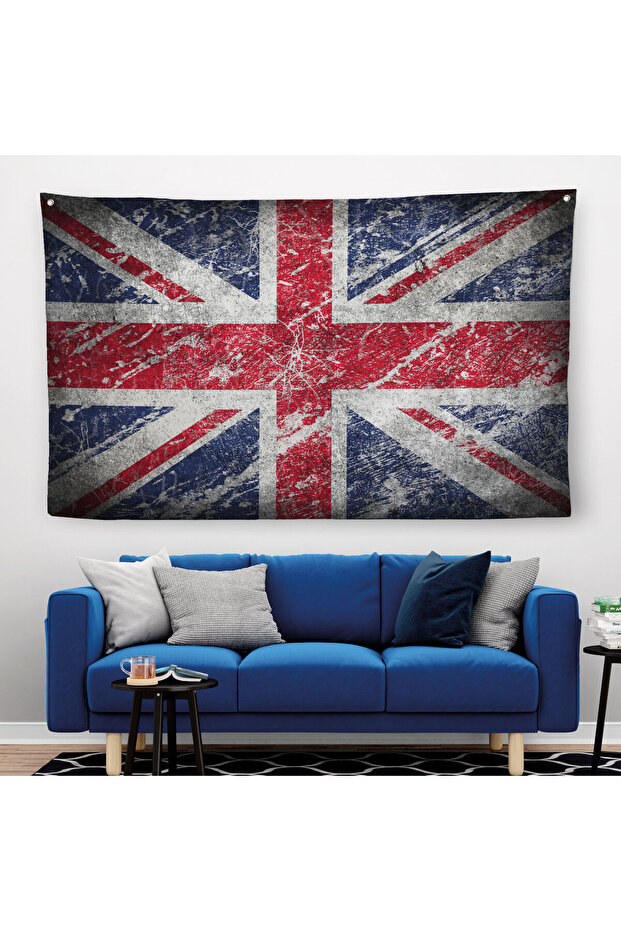 England Flag Rustic Canvas Wall Cloth-Carpet, Home and Office Decor-5392