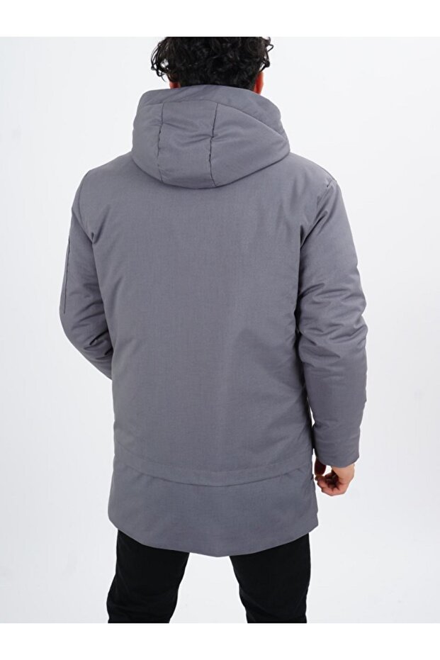 erkek gri mont 3075 - 2