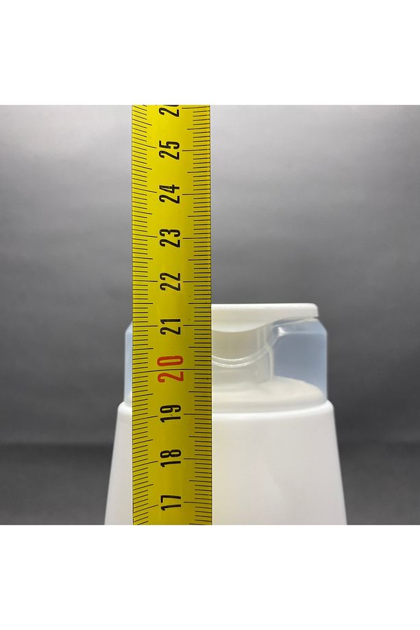 450 CC ŞAMPUAN ŞİŞESİ - BEYAZ - KAPAKLI - 400 ML BOŞ ŞAMPUAN ŞİŞESİ - POLİETİLEN - KOZMETİK AMBALAJ - 5