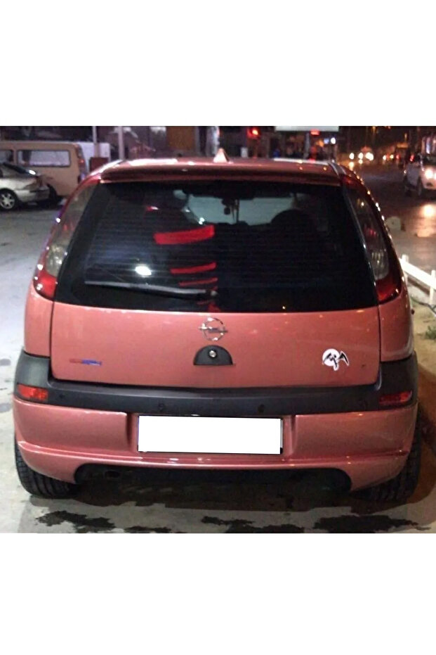 Opel Corsa C Uyumlu Arka Ek Mat Siyah Plastik Makyajsız Kasa 2000 2001 2002 2003 - 3