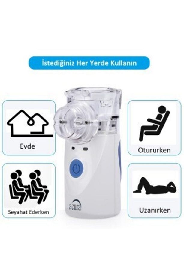 Ac 4020 Taşınabilir Mesh Nebulizatör Çok Hafif Süper Sessiz - 6