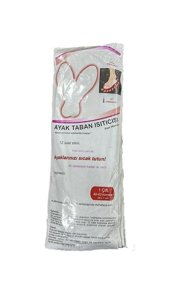 Ayak Taban Isıtıcısı - Ayak Sobası - 5 Li Paket 40-43 Numara - 1
