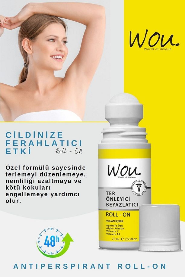 Ter Önleyici Beyazlatıcı Roll - On 75 ml - 4