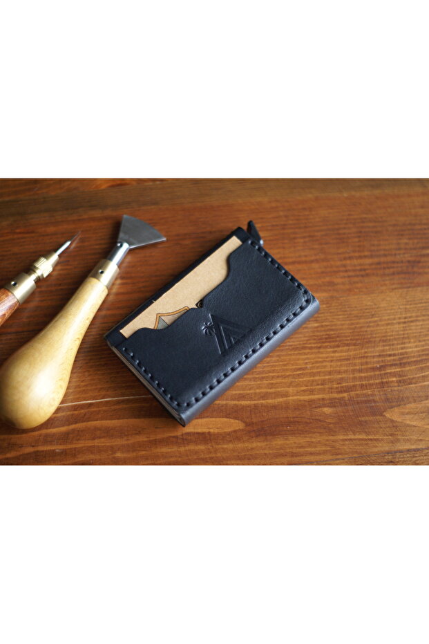 Mechanical Pop Up Card Holder - Black