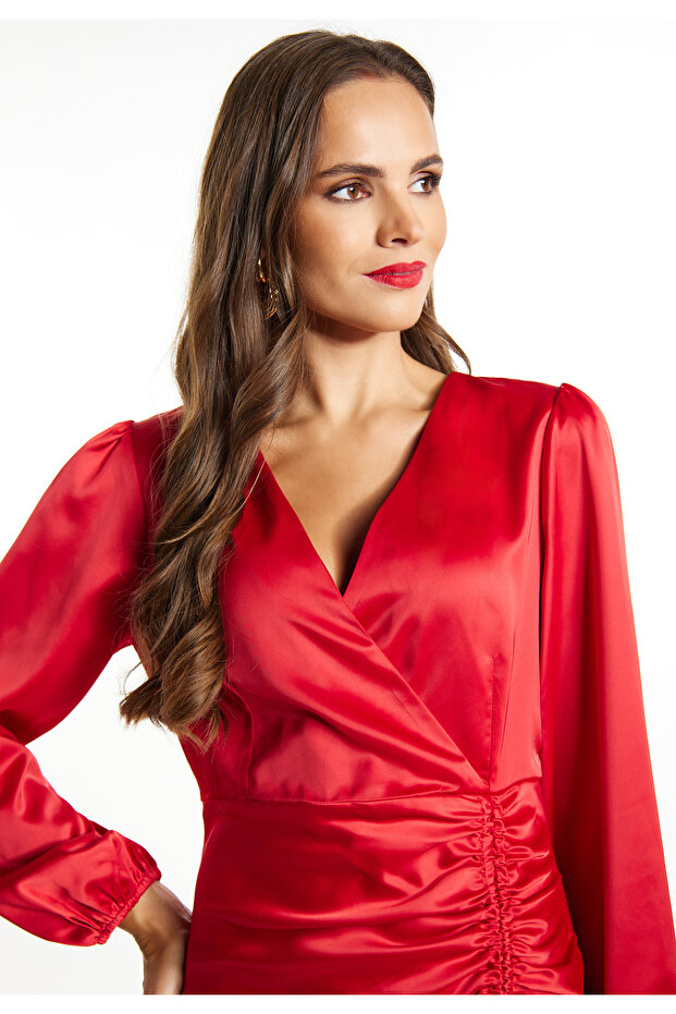 Rochie Dulcey din satin - 3