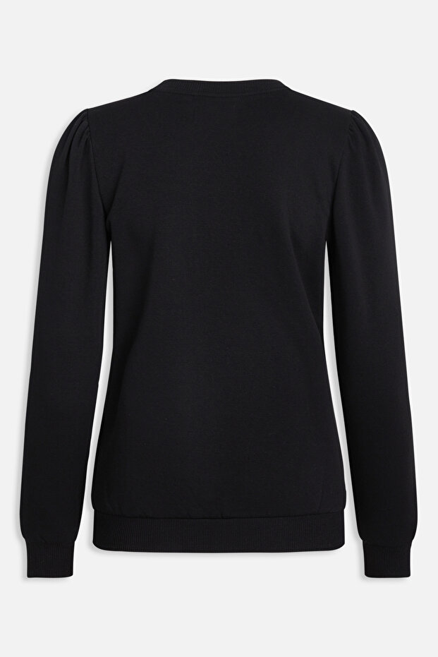 Pullover-Damen/Mädchen-Schwarz - 3