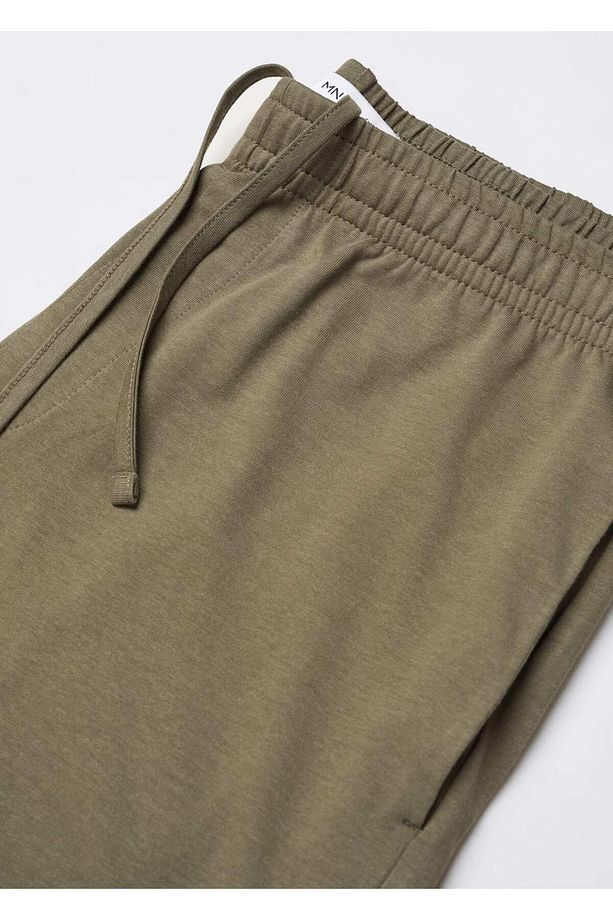 Pamuklu şort pijama takımı - 7