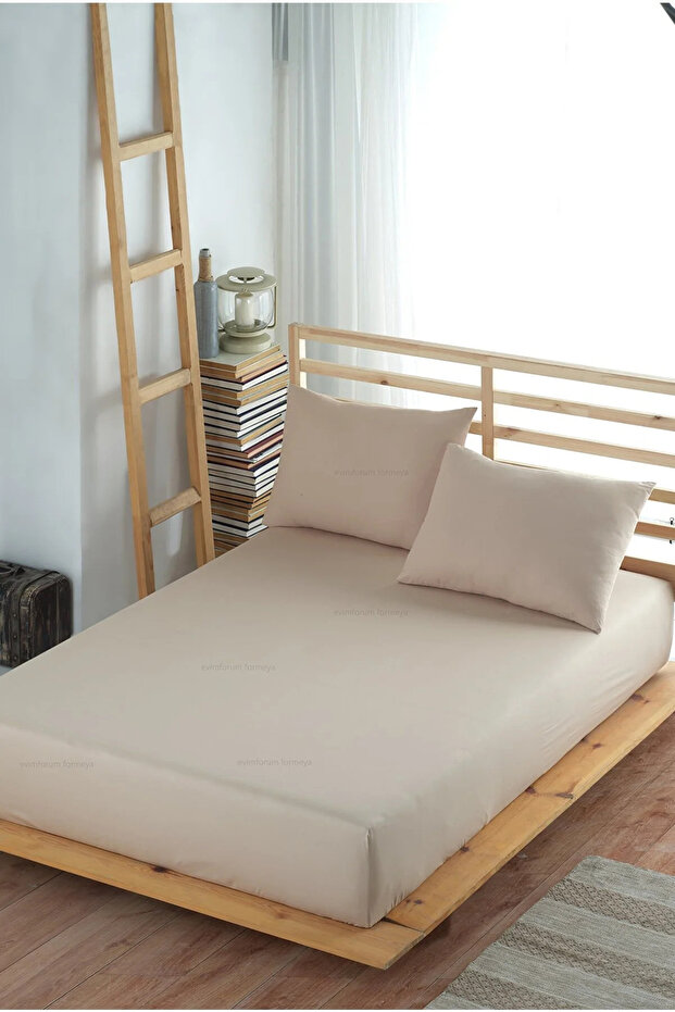 طقم سرير مفرد، قهوة مع حليب - 1