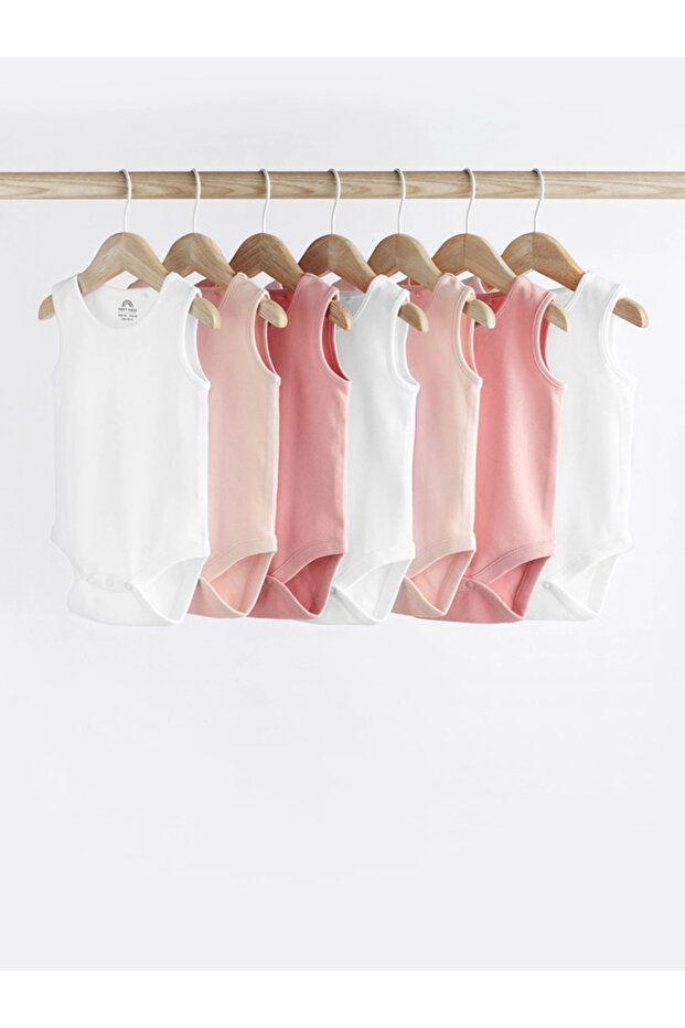 100% Organic Cotton Sleeveless Baby Bodysuit ALY00152