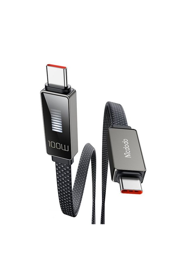 CA-4470 100W Type-C To Type-C Hızlı Şarj ve Data Aktarım Kablosu 1.2m - Siyah - 1