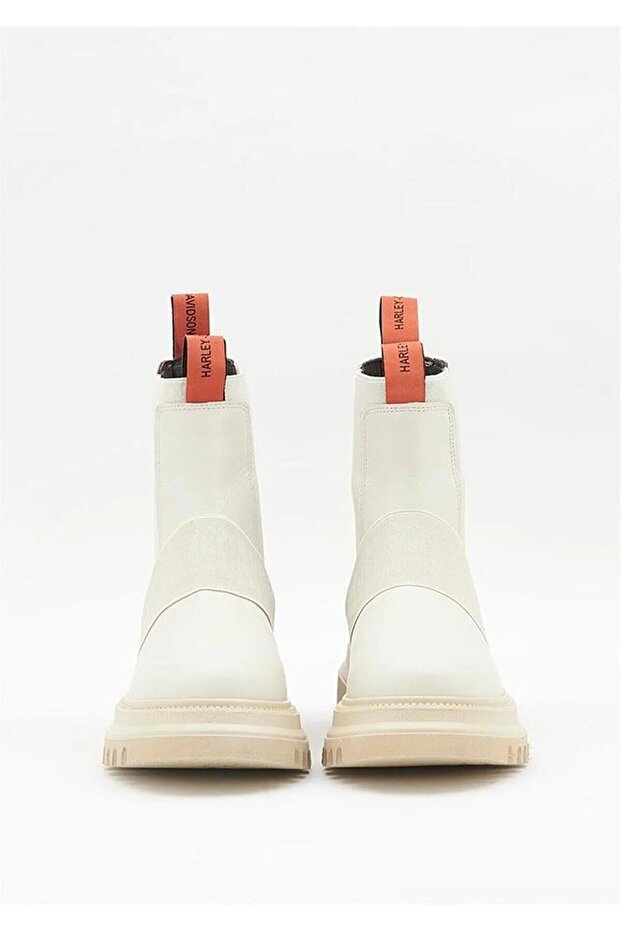 NEFUD Bej Kadın Bot&Çizme - 5