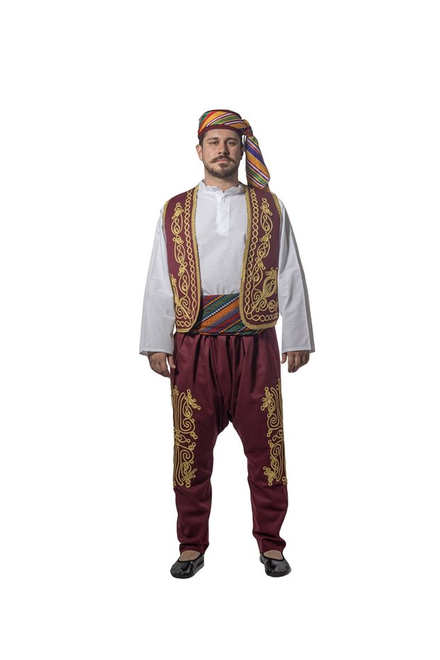 Sherbetci Costume Adult Ramadan Vendor Outfit Ottoman Embroidered